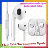 Honor Uyumlu Kulaklık 3.5Mm Jacklı Jak Kablolu Kulaklık Mikrofonlu