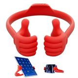 Honsky Thumbs Up Tablet Standı, Tablet Tutucu, Masa için Tablet Ekran Standları Tutucu, Tembel Tablet Standı, Çorap Stuffer Fikirleri, Evrensel Sevimli, Kırmızı