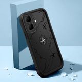 HONTINGA Infinix Smart 10 ile Uyumlu Kılıfı Düşüme Önleyici Basitlik Anti Düşme Kamera Korumali Şirin Uçuş Siyah Desen Yumuşak Silikon Telefon Kılıfı Kadın ve Erkek Için Uygundur K2-0401 - Renkli