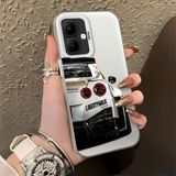 HONTINGA Infinix Smart 10 ile Uyumlu Kılıfı Silikon Kenar Sert Arka Düşüme Önleyici Basitlik Anti Düşme Kamera Korumali Bmw Desen Telefon Kılıfı Kadın ve Erkek Için Uygundur K1-0717 - Renkli