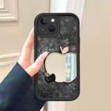 HONTINGA iPhone 13 ile Uyumlu Aynalı Kılıfı Düşüme Önleyici Basitlik Anti Düşme Kamera Korumali Apple Desen Yumuşak Silikon Telefon Kılıfı Kadın ve Erkek Için Uygundur K2-9107 - Renkli