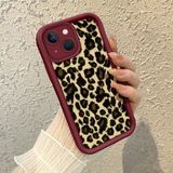 HONTINGA iPhone 14 ile Uyumlu Kılıfı Düşüme Önleyici Basitlik Anti Düşme Kamera Korumali Pardesü Deseni Bordo Desen Yumuşak Silikon Telefon Kılıfı Kadın ve Erkek Için Uygundur K2-7118 - 001-Renkli