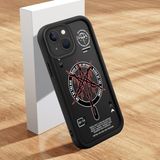 HONTINGA iPhone 14 Plus ile Uyumlu Kılıfı Düşüme Önleyici Basitlik Anti Düşme Kamera Korumali Şirin Streetwear Siyah Desen Yumuşak Silikon Telefon Kılıfı Kadın ve Erkek Için Uygundur K2-0466 - 001-Renkli