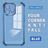 HONTINGA iPhone 15 Pro ile Uyumlu Şeffaf Kılıfı Düşüme Önleyici Basitlik Anti Düşme Kamera Korumali Desen Yumuşak Silikon Telefon Kılıfı Kadın ve Erkek Için Uygundur K3-0000 - Mavi
