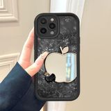 HONTINGA iPhone 16 Pro Max ile Uyumlu Aynalı Kılıfı Düşüme Önleyici Basitlik Anti Düşme Kamera Korumali Apple Desen Yumuşak Silikon Telefon Kılıfı Kadın ve Erkek Için Uygundur K2-9107 - Renkli