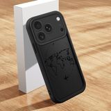 HONTINGA iPhone 17 Pro ile Uyumlu Kılıfı Düşüme Önleyici Basitlik Anti Düşme Kamera Korumali Şirin Uçuş Siyah Desen Yumuşak Silikon Telefon Kılıfı Kadın ve Erkek Için Uygundur K2-0401 - 001-Renkli