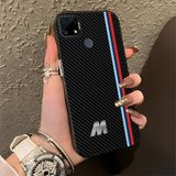 Hontinga Realme C21 C21Y C25 C25S C25Y Uyumlu Kılıfı Silikon Kenar Sert Arka Düşüme Önleyici Basitlik Anti Düşme Kamera Korumali Bmw Desen Telefon Kılıfı K1-0587 - 001-Renkli - Realme C25
