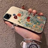 HONTINGA Realme C25S ile Uyumlu Kılıfı Silikon Kenar Sert Arka Düşüme Önleyici Basitlik Anti Düşme Kamera Korumali Çiçekler Desen Telefon Kılıfı Kadın ve Erkek Için Uygundur K1-0722 - 001-Renkli