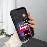 Hontinga Samsung Galaxy A12 A35 A55 A72 A73 5g 4g Uyumlu Telefon Kılıfı Düşüme Önleyici Basitlik Anti Düşme Kamera Korumali Kedi Darbe Önleyici Siyah Desen Ince Yumuşak Silikon Telefon Kılıfı K2-0074 - Renkli - Samsung A12 5G