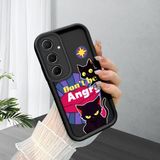Hontinga Samsung Galaxy A12 A35 A55 A72 A73 5g 4g Uyumlu Telefon Kılıfı Düşüme Önleyici Basitlik Anti Düşme Kamera Korumali Kedi Darbe Önleyici Siyah Desen Ince Yumuşak Silikon Telefon Kılıfı K2-0074 - Renkli - Samsung Galaxy A55