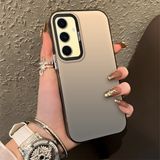 Hontinga Samsung Galaxy S24 Ultra Plus S24 Fe 5g Uyumlu Kılıfı Silikon Kenar Sert Arka Düşüme Önleyici Basitlik Anti Düşme Kamera Korumali Telefon Kılıfı K1-0000 - 001-Renkli - Samsung Galaxy S24 FE