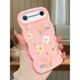 HONTINGA Tecno Pova Slim Uyumlu Kılıfı Düşüme Önleyici Basitlik Anti Düşme Darbeye Dayanıklı Basit Pembe Yumuşak Silikon Telefon Kılıfı Çiçek Desen K9-0083