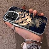 HONTINGA Tecno Spark 10 Pro 4g ile Uyumlu Kılıf Silikon Kenar Sert Arka Kamera Koruyucu Basitlik Anti Düşme Kamera Korumalı Yarasa Desen Couple Telefon Kılıfı Kadın ve Erkek Için Uygundur K1-1486 - Beyaz