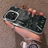 HONTINGA Tecno Spark 10 Pro ile Uyumlu Kılıf Silikon Kenar Sert Arka Kamera Koruyucu Basitlik Anti Düşme Kamera Korumalı Karikatür Desen Couple Telefon Kılıfı Kadın ve Erkek Için Uygundur K1-1487 - Beyaz