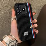 Hontinga Tecno Spark 10 Pro Spark Go 2024 Uyumlu Kılıfı Silikon Kenar Sert Arka Düşüme Önleyici Basitlik Anti Düşme Kamera Korumali Bmw Desen Telefon Kılıfı K1-0587 - 001-Renkli