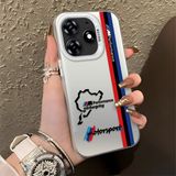 Hontinga Tecno Spark 10 Pro Spark Go 2024 Uyumlu Kılıfı Silikon Kenar Sert Arka Düşüme Önleyici Basitlik Anti Düşme Kamera Korumali Bmw Desen Telefon Kılıfı K1-0587 - Renkli - Tecno Spark 10 pro 4G