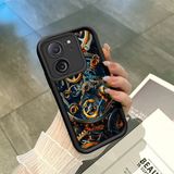 HONTINGA Xiaomi Mi 13T Pro ile Uyumlu Kılıfı Düşüme Önleyici Basitlik Anti Düşme Kamera Korumali Mekanik Siyah Desen Yumuşak Silikon Telefon Kılıfı Kadın ve Erkek Için Uygundur K2-0242 - 001-Renkli