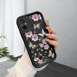 HONTINGA Xiaomi Redmi 12C ile Uyumlu Kılıfı Düşüme Önleyici Basitlik Anti Düşme Kamera Korumali Siyah Kelebek Desen Yumuşak Silikon Telefon Kılıfı Kadın ve Erkek Için Uygundur K2-0458 - Renkli