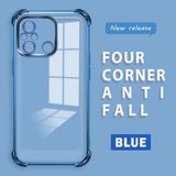 HONTINGA Xiaomi Redmi 12C ile Uyumlu Şeffaf Kılıfı Düşüme Önleyici Basitlik Anti Düşme Kamera Korumali Desen Yumuşak Silikon Telefon Kılıfı Kadın ve Erkek Için Uygundur K3-0000 - Mavi