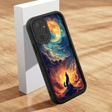 HONTINGA Xiaomi Redmi Note 10 Pro ile Uyumlu Kılıfı Düşüme Önleyici Basitlik Anti Düşme Kamera Korumali Hayvan Siyah Desen Yumuşak Silikon Telefon Kılıfı Kadın ve Erkek Için Uygundur K2-0247 - 001-Renkli