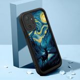 HONTINGA Xiaomi Redmi Note 10 Pro ile Uyumlu Kılıfı Düşüme Önleyici Basitlik Anti Düşme Kamera Korumali Hayvan Siyah Desen Yumuşak Silikon Telefon Kılıfı Kadın ve Erkek Için Uygundur K2-0247 - Renkli