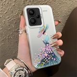 HONTINGA Xiaomi Redmi Note 13 Pro Plus 5g ile Uyumlu Kılıf Silikon Kenar Sert Arka Kamera Koruyucu Basitlik Anti Düşme Kamera Korumalı Güzel Kadın Desen Couple Telefon Kılıfı K1-1353 - Beyaz