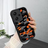 HONTINGA Xiaomi Redmi Note 13 Pro Plus 5g ile Uyumlu Kılıfı Düşüme Önleyici Basitlik Anti Düşme Kamera Korumali Yaratıcı Siyah Desen Yumuşak Silikon Telefon Kılıfı Kadın ve Erkek Için Uygundur K2-0415 - Renkli
