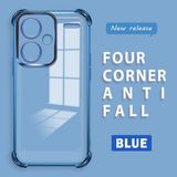 HONTINGA Xiaomi Redmi Note 13 Pro Plus 5g ile Uyumlu Şeffaf Kılıfı Düşüme Önleyici Basitlik Anti Düşme Kamera Korumali Desen Yumuşak Silikon Telefon Kılıfı Kadın ve Erkek Için Uygundur K3-0000 - Mavi