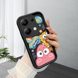 HONTINGA Xiaomi Redmi Note 14S ile Uyumlu Kılıfı Düşüme Önleyici Basitlik Anti Düşme Kamera Korumali Siyah Sünger Bob Desen Yumuşak Silikon Telefon Kılıfı Kadın ve Erkek Için Uygundur K2-0264 - Renkli