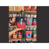 Hoodie Mouse Küçük Prens Figürlü Kova Model Çanta Etnik Bohem Style - YESİL - Yeşil