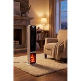 Hoogar German 2701 L White Oled Şömineli Ekran Dijital Göstergeli Kule Tipi Seramik Hızlı Isıtıcı