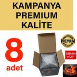 Hookah Nargile Kömürü Hindistan Cevizi Kabuğundan 8 kg (512 Adet) 8 Kutu
