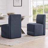Hoom Concept Norde Berjer Sandalye İkili Set Koyu Mavi