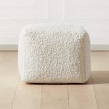 Hoom Concept Soft Kare Puf - Beyaz