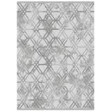Hoom Rugs İpek Mekik Halı Gaspara 14683 Gri Modern Salon Halısı