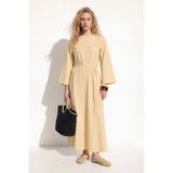 Hooopstore Anvelop Kapama Butter Yellow Elbise