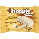 Hoopie Beyaz Çikolata Kaplı Glutensiz Pirinç Patlağı 20G - 6 Adet