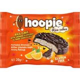 Hoopie Bitter Çikolata Kaplı Portakal Aromalı Glutensiz Pirinç Patlağı 20G- 12 Adet