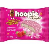 Hoopie Çikolata Kaplı Çilek Aromalı Pirinç Patlağı 20G - 6 Adet