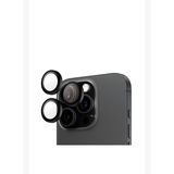 Hoops iPhone 16 Pro | 16 Pro Max | 17 Pro Siyah Kamera Lens Koruyucu