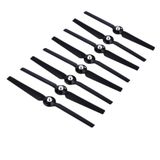 Hooshion 4 Çift Pervane Rotor Bıçak Seti A & B YUNEEC Q500 Q500M Q500+ Q500 4K Typhoon G RC Hava Kuvvetleri Uçak Helikopter Pervane Quadcopter Drone (Siyah)