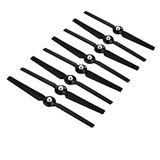 Hooshion 4 Çift Pervane Rotor Bıçak Seti A & B YUNEEC Q500 Q500M Q500+ Q500 4K Typhoon G RC Hava Kuvvetleri Uçak Helikopter Pervane Quadcopter Drone (Siyah)