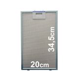 Hoover Davlumbaz Aspiratör Filtresi 20x34,5cm Alüminyum Tel Süzgeç Filtre