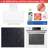 Hoover Rosına Telefon Bağlantılı Beyaz Cam Ankastre Set (Ho3158w+ Cand-Y Cvw6bb Siyah +Hdg6c2gwtk)