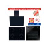 Hoover Torino Siyah Dijital Turbo Dijital Ankastre Set (Ho3158b+ Hvw6mbb + Hdg6c1gbtk)