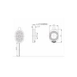 Hoparlör 1.5W 8Ohm 20X30mm 10Cm Kablolu Mini Speaker Ses Müzik Amfi Ürün Müze Otomobil Telefon Sesl