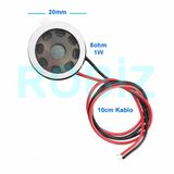 Hoparlor 1W 8Ohm 20Mm Yuvarlak 10Cm Kablolu Mini 2Cm Speaker Ses Muzik Amfi Urun Muze Otomobil Telefon Sesli