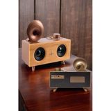 Hoparlör Ahşap Klasik Gramofon Müzik Kutusu