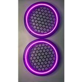 Hoparlör Kapağı 16 cm Ledli 2'li Takım - PEMBE