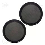 Hoparlör Kapağı 16cm Siyah Metal Izgaralı 2 Adet